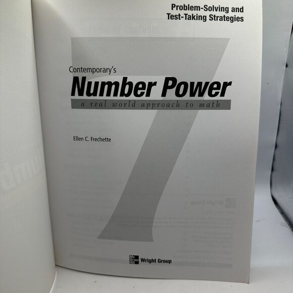 Contemporarys Number Power 7: Problem-Solving & Test-Taking Strategies By Ellen - Picture 3 of 4